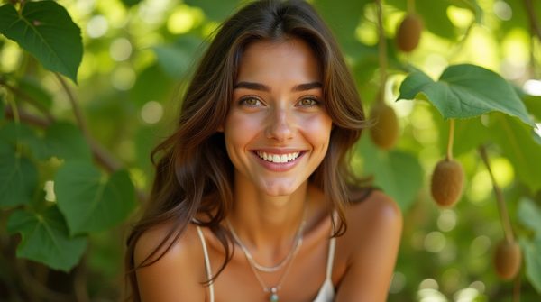 Elevate your style with the beautiful kiwi charm